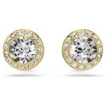 Una Angelic set Set (3), Round cut, White, Gold-tone plated